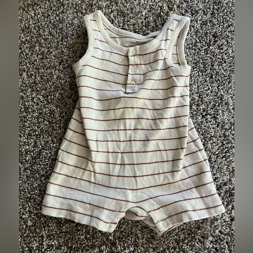 Colored Organics Baby Boy Romper
